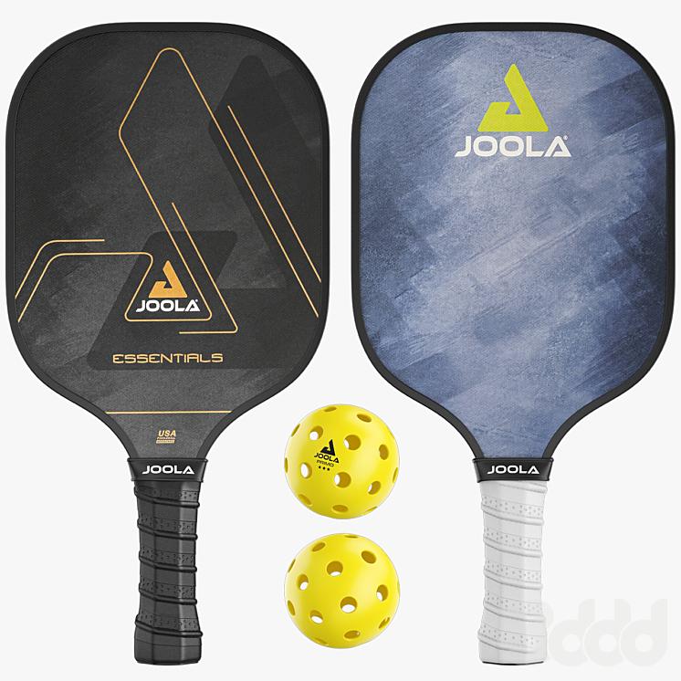 JOOLA Essentials — крупный план поверхности ракетки с логотипом